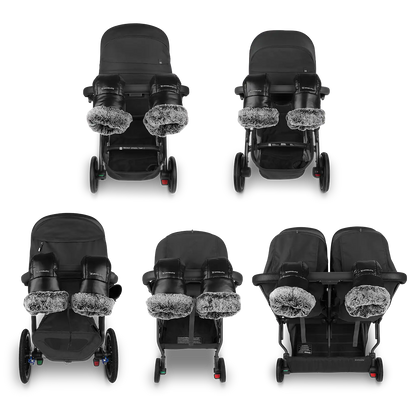 Luxe Handwärmer / Handschuhe für Kinderwagen